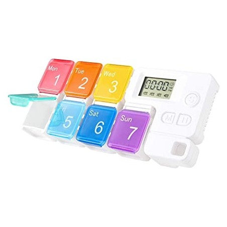 Pastillero Semanal con Alarma
