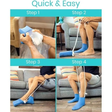 Ayuda para ponerse calcetines y medias / rigido