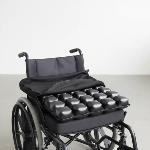 Cojín Antiescaras con Celdas de Aire para Silla de Ruedas, Funda incluida