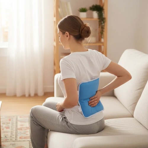 Compresa Lumbar de Arcilla con Velcro de Ajuste