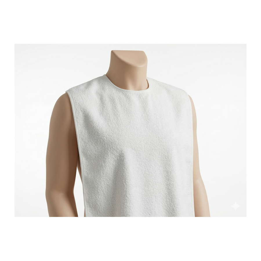 Babero Impermeable Adulto 40x63cm | Pechera Clínica Chile